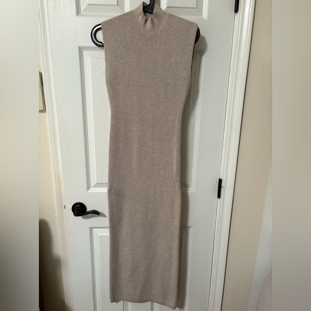 Aritzia Wilfred open back knit dress